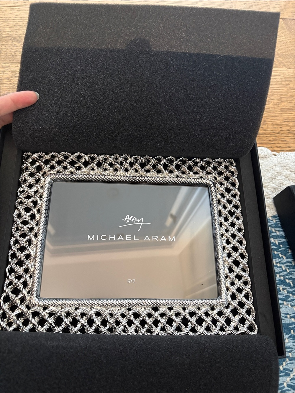 Michael Aram Silver Love Knot Frame